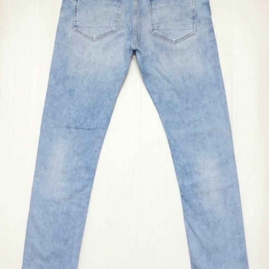 ZARA(ザラ)のZARA MAN　スリムフィットデニム　W82cm　ストレッチ　明青　トルコ製 メンズのパンツ(デニム/ジーンズ)の商品写真