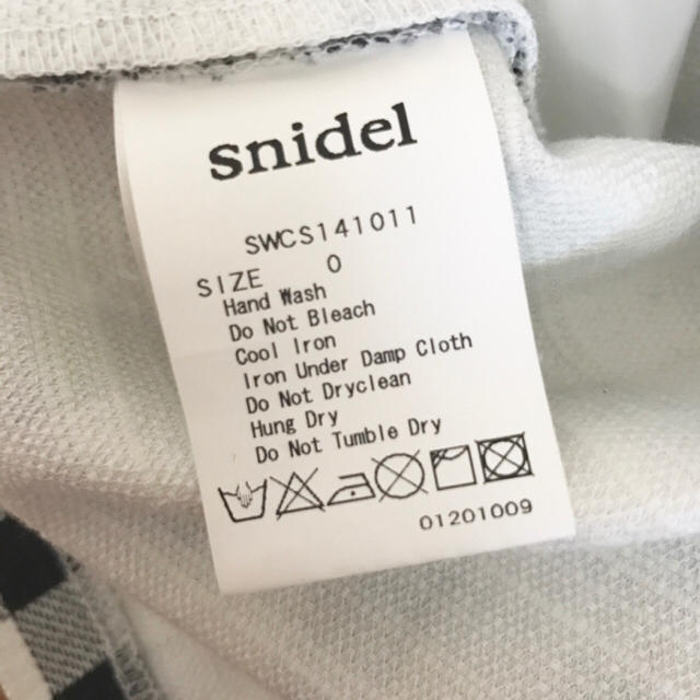 SNIDEL(スナイデル)のギンガムタイトスカート レディースのスカート(ひざ丈スカート)の商品写真