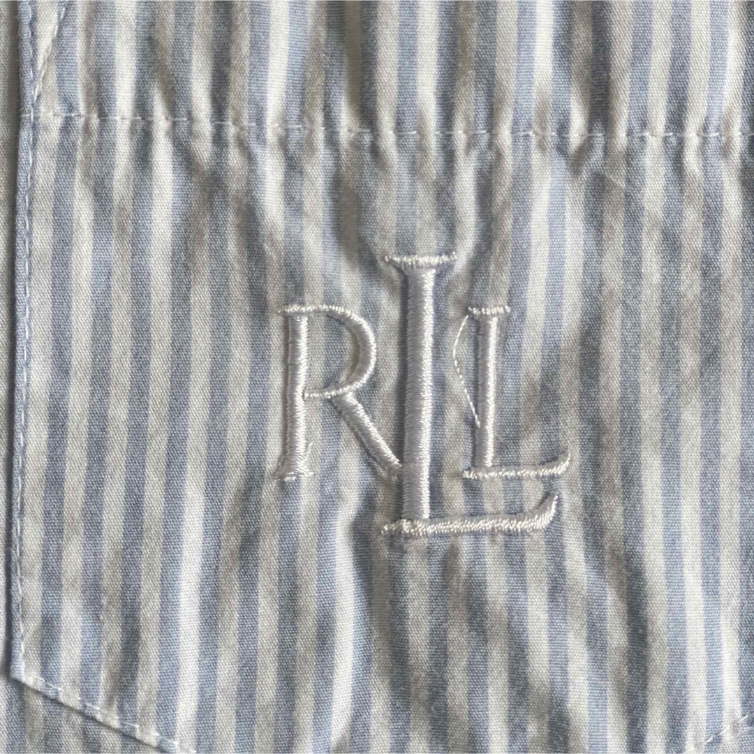 Ralph Lauren - ローレンラルフローレン ストライプ シャツ 刺繍ロゴ ...