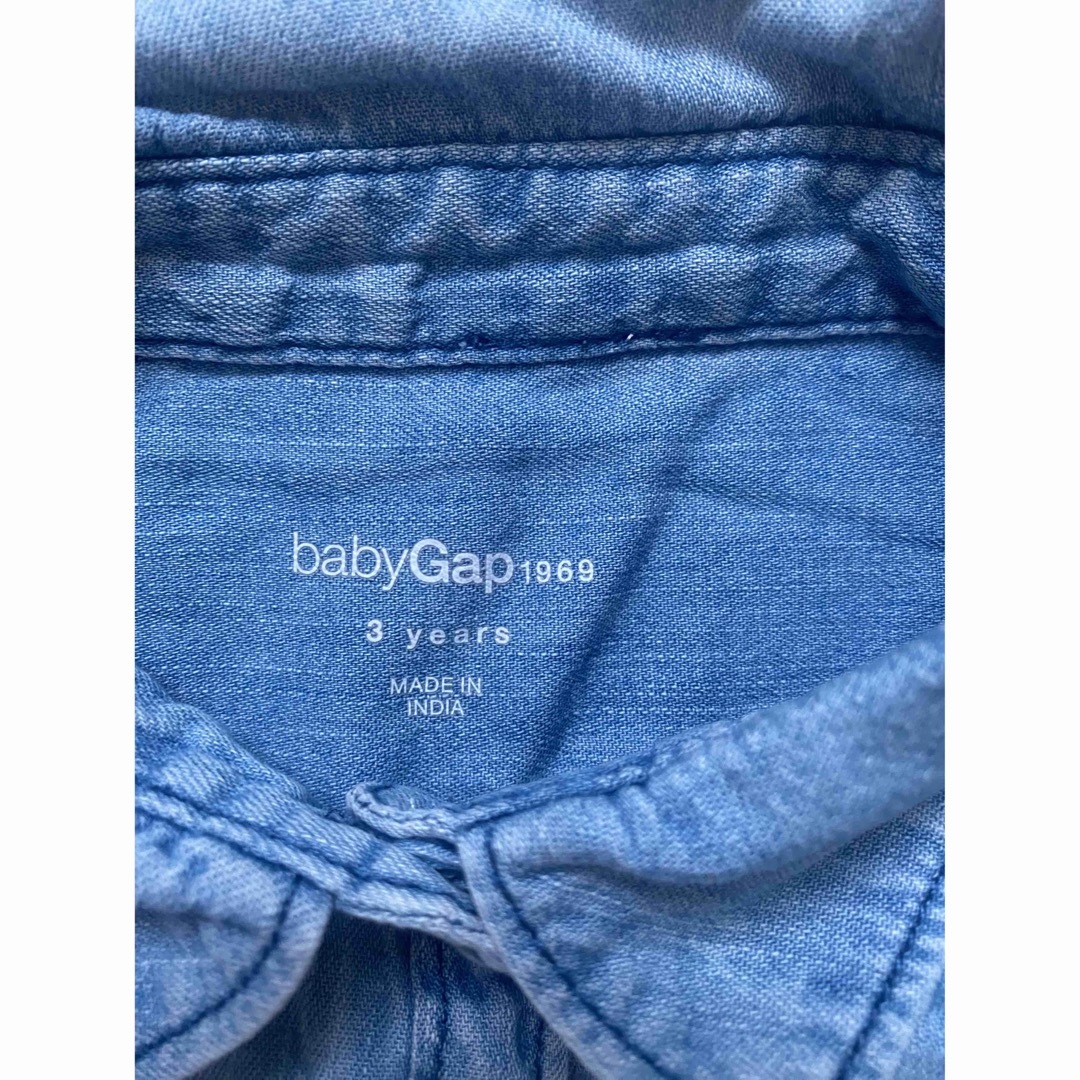 babyGAP(ベビーギャップ)のbabyGap＊長袖シャツ キッズ/ベビー/マタニティのキッズ服女の子用(90cm~)(ブラウス)の商品写真