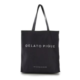 ジェラートピケ(gelato pique)の【新品未開封】gelato pique ジェラートピケ ホビートートバッグ 黒(トートバッグ)