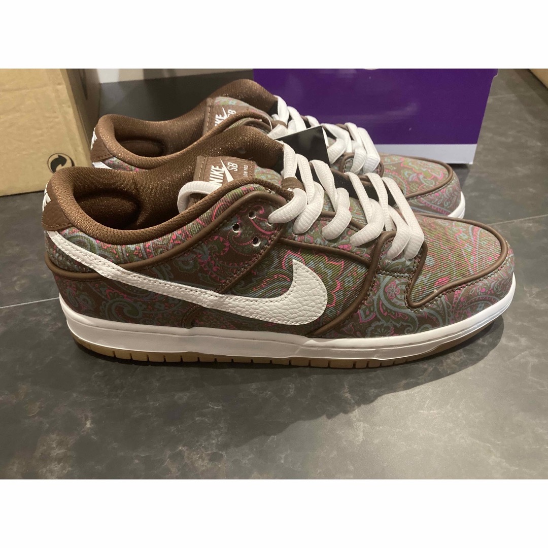 Dunk SB  Low PRM Brown Paisley 1