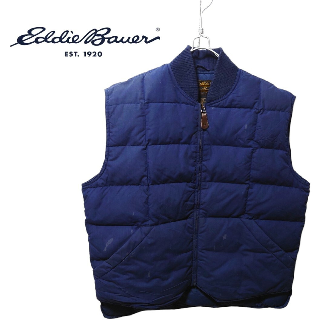 Eddie Bauer - 【Eddie Bauer】柴田ひかり着 80's グースダウンベストA Eddie Bauer - 【Eddie Bauer】柴田ひかり着 80's グースダウンベストA