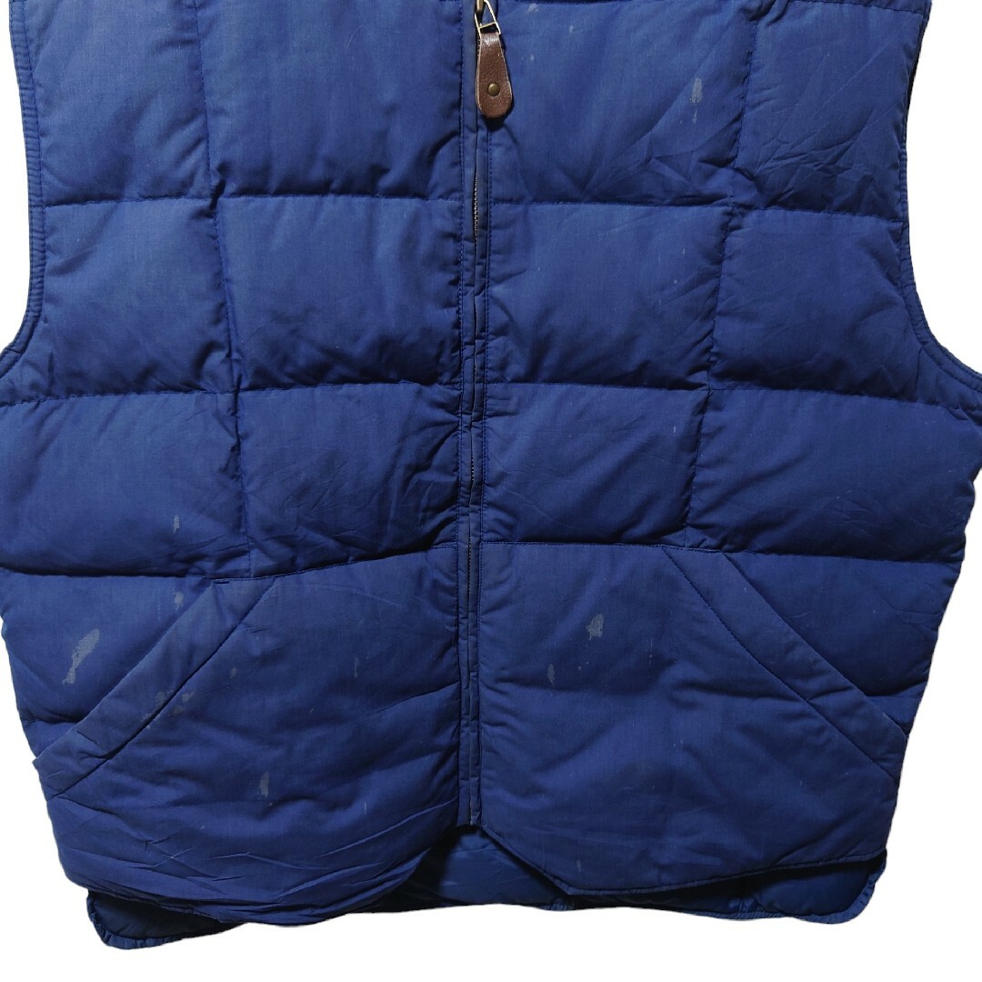 80s Eddie Bauer ダウンベスト 黒タグ 柴田ひかり 着用モデル-