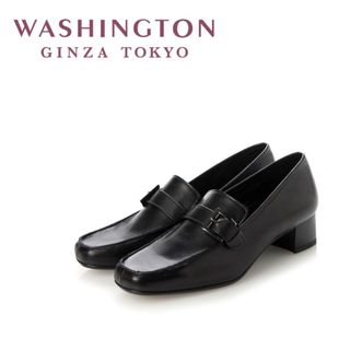 ギンザワシントン(銀座ワシントン)の銀座WASHINGTON ソフトレザー定番甲深ベルトパンプス 24.5(ハイヒール/パンプス)