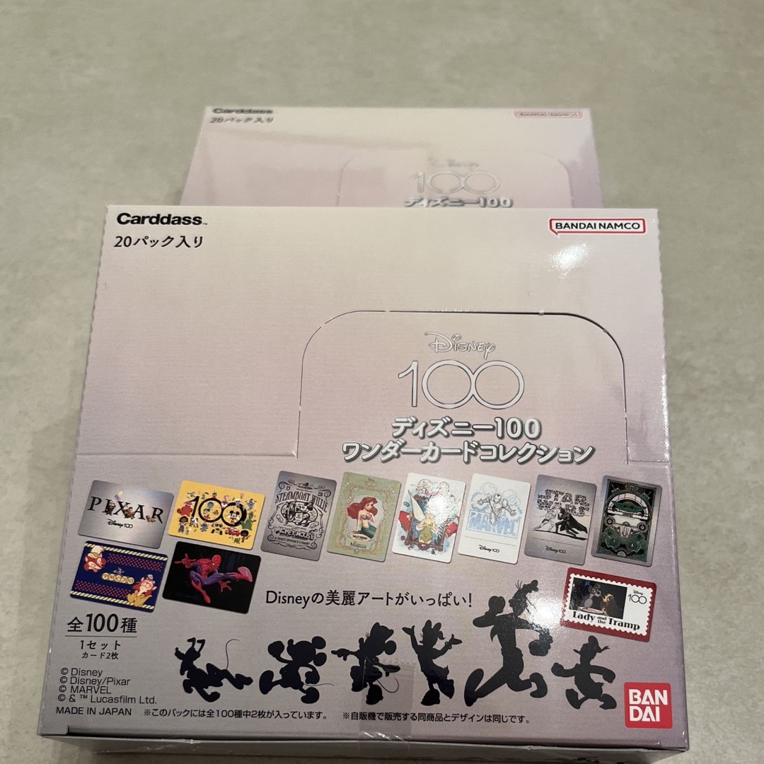 【2BOXセット】ディズニー100 ワンダーカードコレクション　 バンダイ | フリマアプリ ラクマ