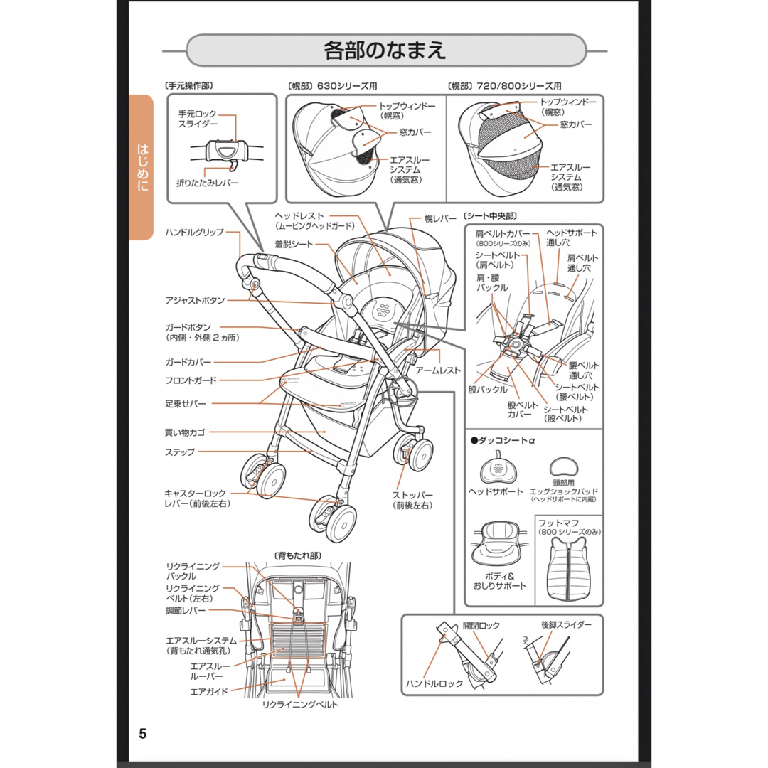 コンビベビーカー ネムリエ　オート4キャス 7