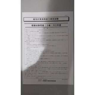 給与計算実務能力試験2級模擬試験集(語学/参考書)