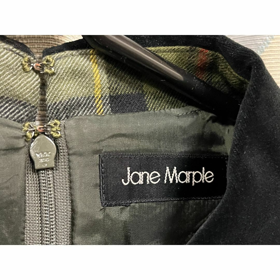 JaneMarple(ジェーンマープル)のジェーンマープル JaneMarple タータンチェックワンピース レディースのワンピース(ひざ丈ワンピース)の商品写真