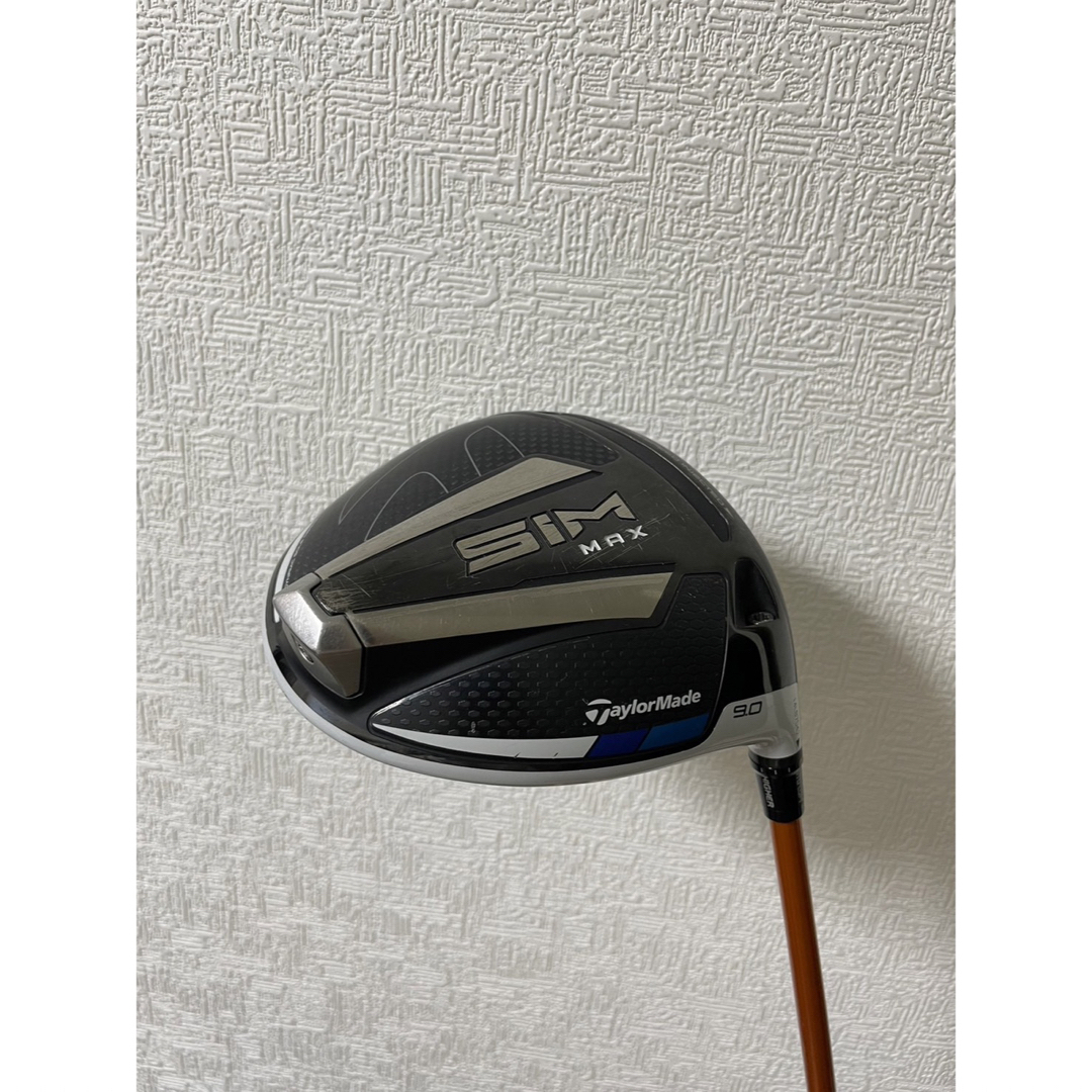 TaylorMade - 純正ヘッドカバー付 SIM MAX 9.0° ドライバー ヘッドのみ ...