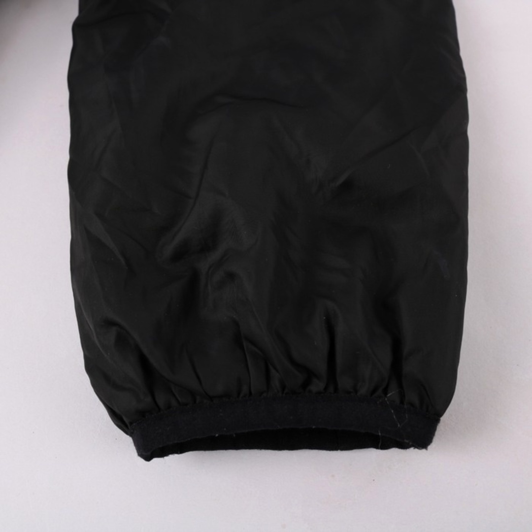 アディダス ブルゾン ジャケット 中綿 ロゴ ドット柄 アウター スポーツウエア 黒 レディース Lサイズ ブラック adidas
