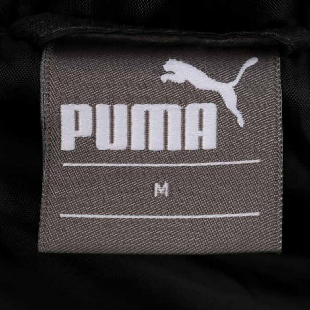 プーマ ブルゾン ジャケット 中綿 ファー フード付ロゴ 無地 アウター スポーツウエア 黒 レディース Mサイズ ブラック PUMA 2