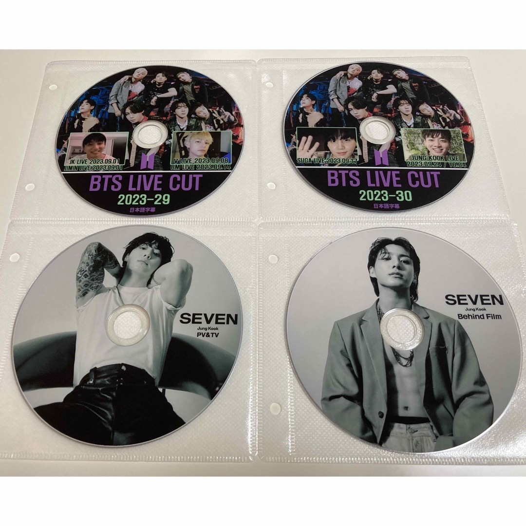 BTS DVD 4枚セット ジョングク SEVEN LIVE CUTの通販 by な💕|ラクマ