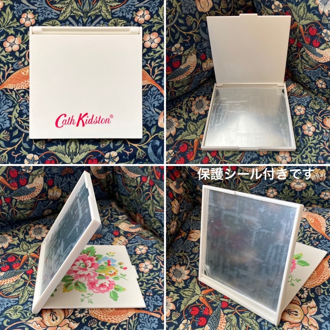 Cath Kidston(キャスキッドソン)の新品未使用 Cath Kidston 折り畳みミラー&ティッシュケース レディースのファッション小物(ミラー)の商品写真