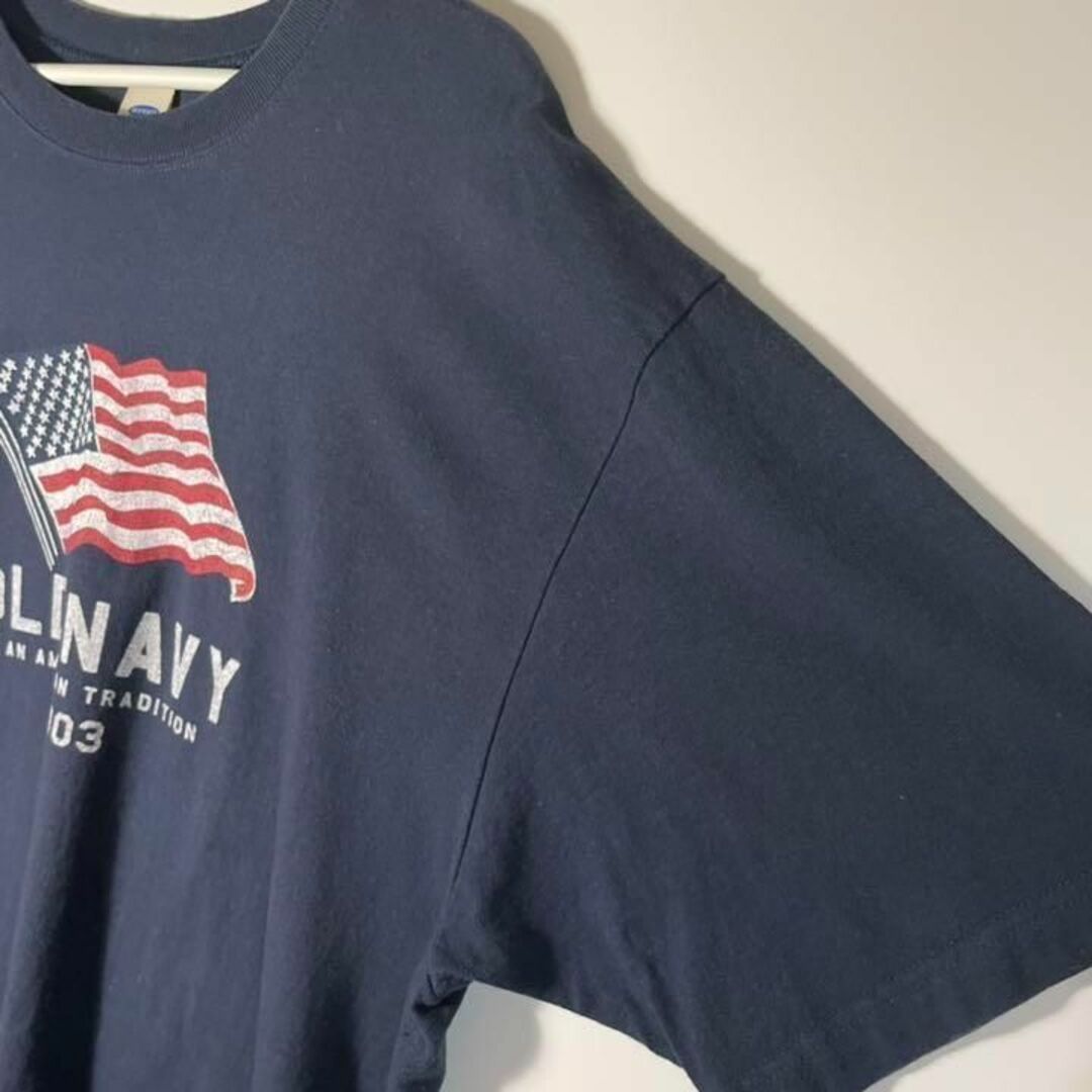 Old Navy(オールドネイビー)の【アメリカ古着❗️】90sオールドネイビー　半袖Tシャツ　紺色XL ビッグサイズ メンズのトップス(Tシャツ/カットソー(半袖/袖なし))の商品写真