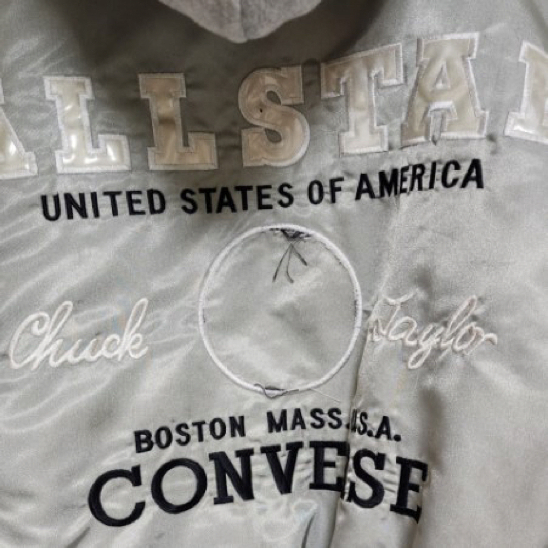 CONVERSE(コンバース)のコンバース スタジャン MA-1 ブルゾン アウター フード メンズのジャケット/アウター(スタジャン)の商品写真