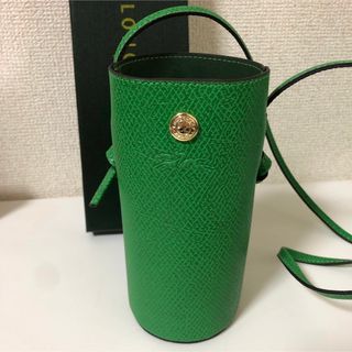 【新品】LONGCHAMP ロンシャン保温ボトルタンブラーボトルホルダーレザー