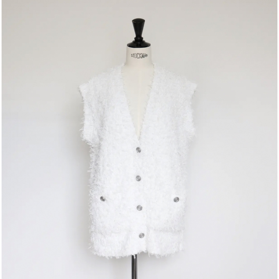 Gypsohila Sugar Gillet（ジレ）White-