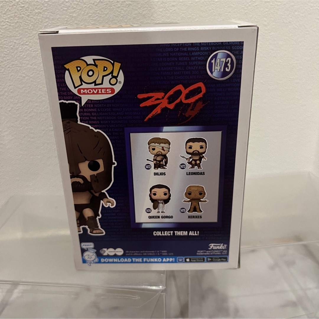 カリーシ映画FunkoレアFUNKO POP! 300 スリーハンドレッド　レオニダス　チェイス限定版