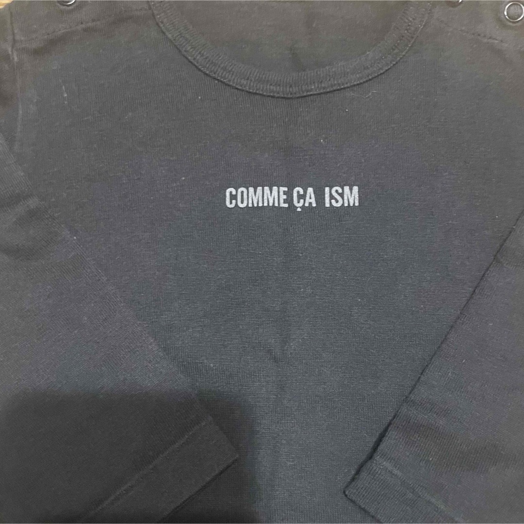 COMME CA ISM(コムサイズム)のコムサイズム ロゴ 長袖tシャツ 70cm キッズ/ベビー/マタニティのベビー服(~85cm)(Ｔシャツ)の商品写真