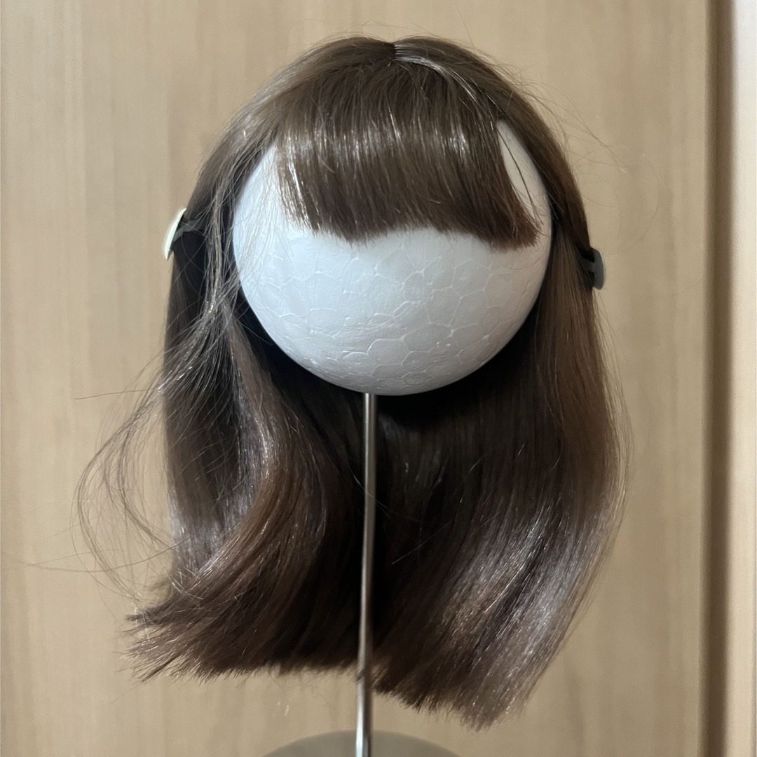 ブライス ウィッグ モヘアウィッグ 海外作家 セミロング ナチュラルカラー Bぬいぐるみ/人形