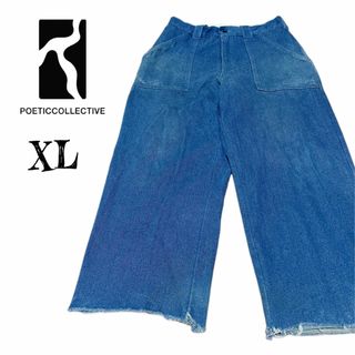 カーハート(carhartt)の希少★Poetic Collective バギーデニムパンツ 極太 ワイドデニム(デニム/ジーンズ)