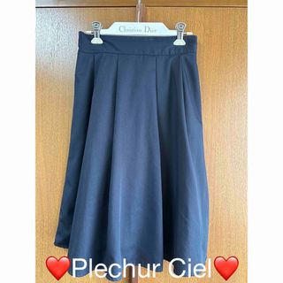  ❤️Plechur Ciel❤️ネイビー❤️スカート❤️(ひざ丈スカート)