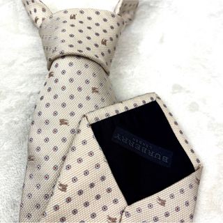 バーバリー(BURBERRY)の✨極美品✨ BURBERRYバーバリー ロンドン　ネクタイ　高級シルク　ビジネス(ネクタイ)