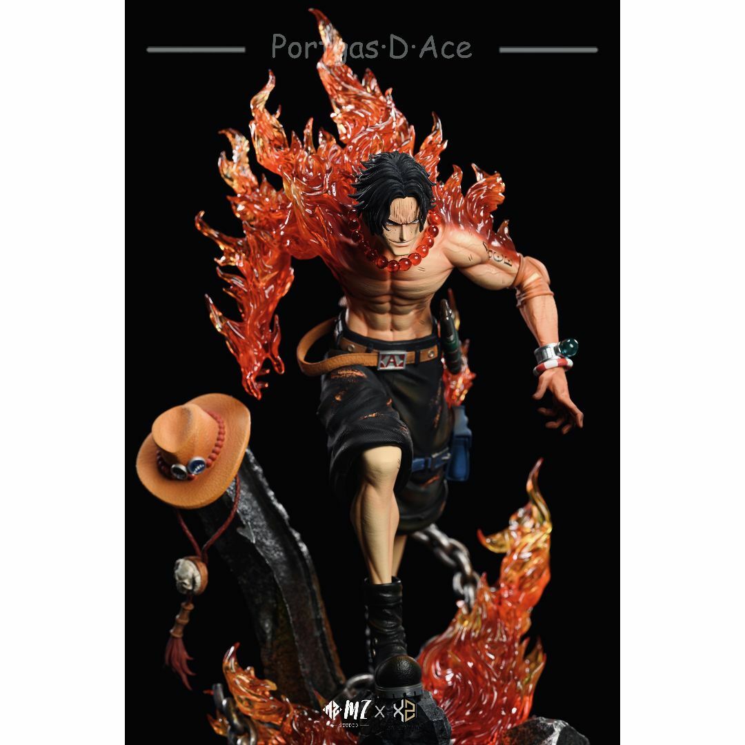 ワンピース 火拳のエース ポートガス フィギュア ガレージキット 1/6スケール