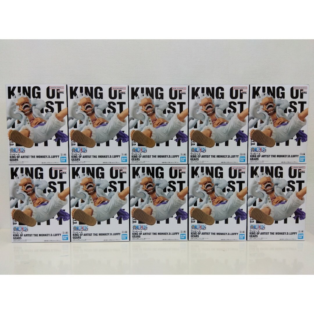 ONE PIECE - ワンピース KING OF ARTISTフィギュア ニカ ルフィ10体