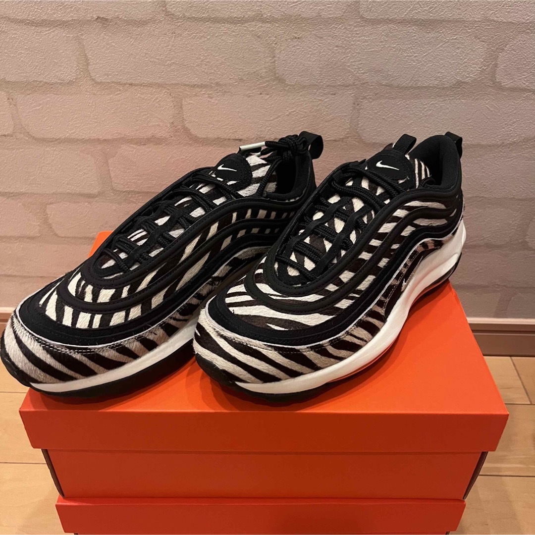 靴/シューズ27.5cm☆NIKE AIR MAX 97 GOLF ZEBRA