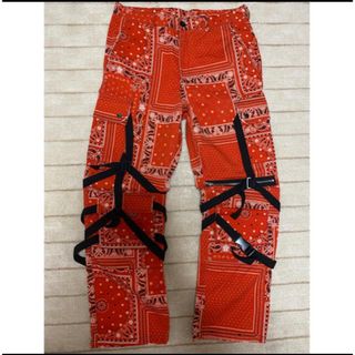 オフホワイト(OFF-WHITE)のROGIC PAISLEY BONTAGE PANTS ロジック パンツ(ワークパンツ/カーゴパンツ)