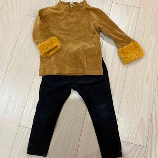 グローバルワーク(GLOBAL WORK)のセットアップ　コーデュロイ　子供服　秋冬　パンツ　グローバルワーク　ベルメゾン(その他)