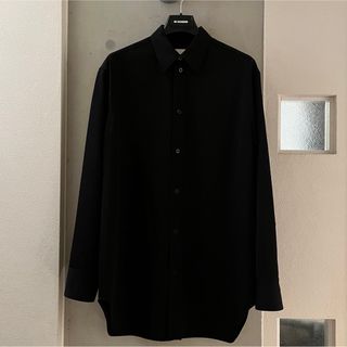 定価9万 極美品 高級 ジルサンダー JILSANDER ウールシャツ デザイン