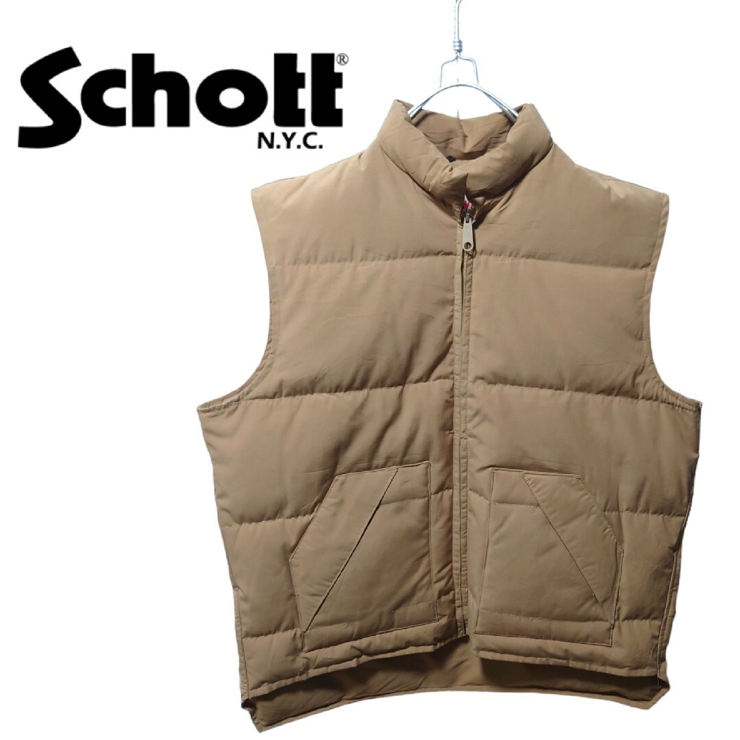 schott - 【Schott】ダウンベスト A-1314の通販 by jiro-'s shop