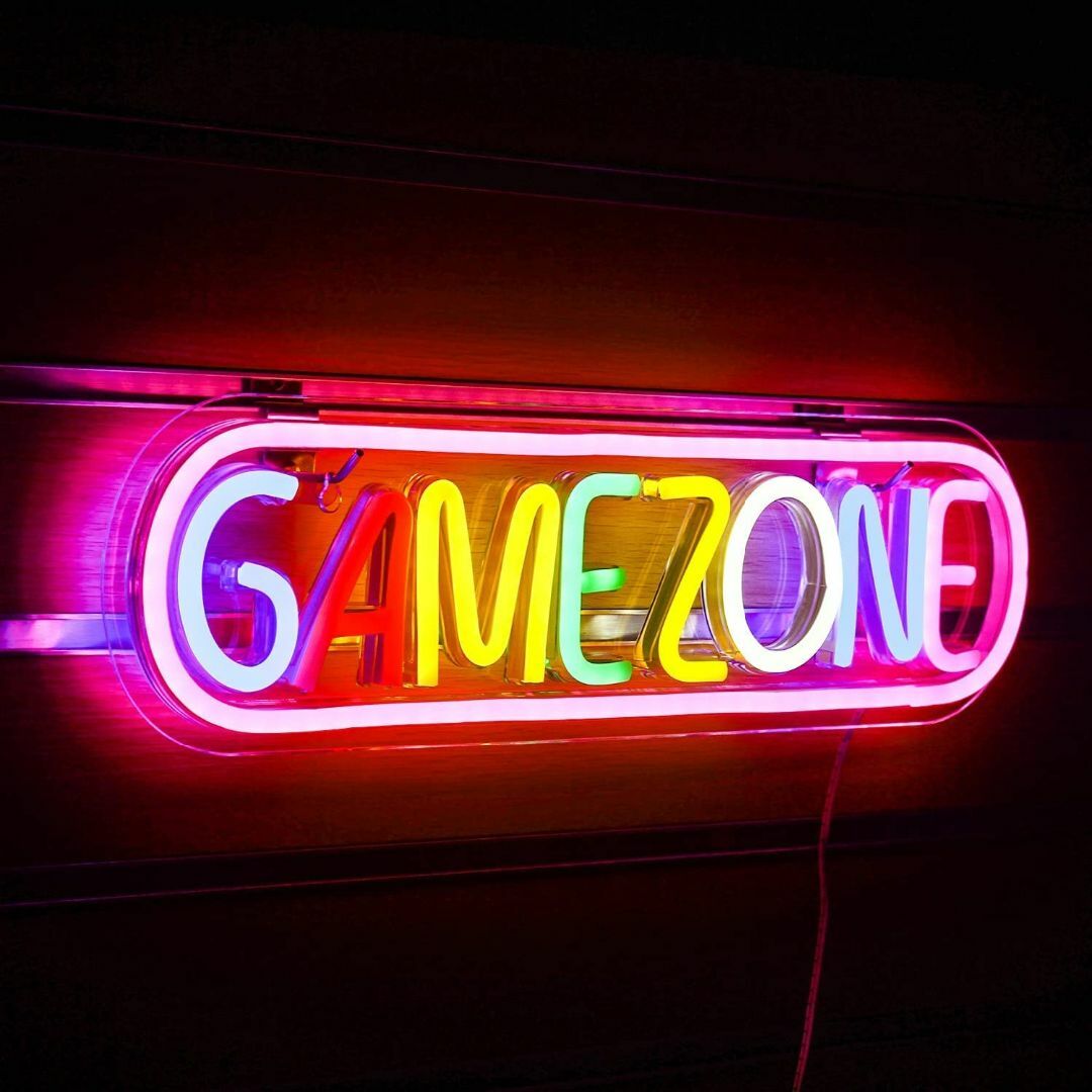 【スタイル:Gamezone】wanxing Game Zone ネオンサイン 3