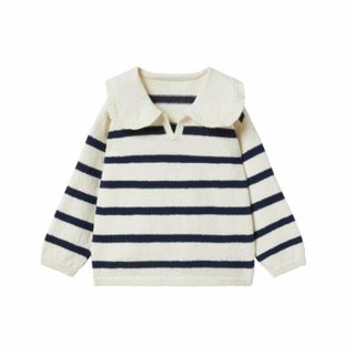 ザラキッズ(ZARA KIDS)の◎ZARA kids ストライプ　マリンセーター(ニット)