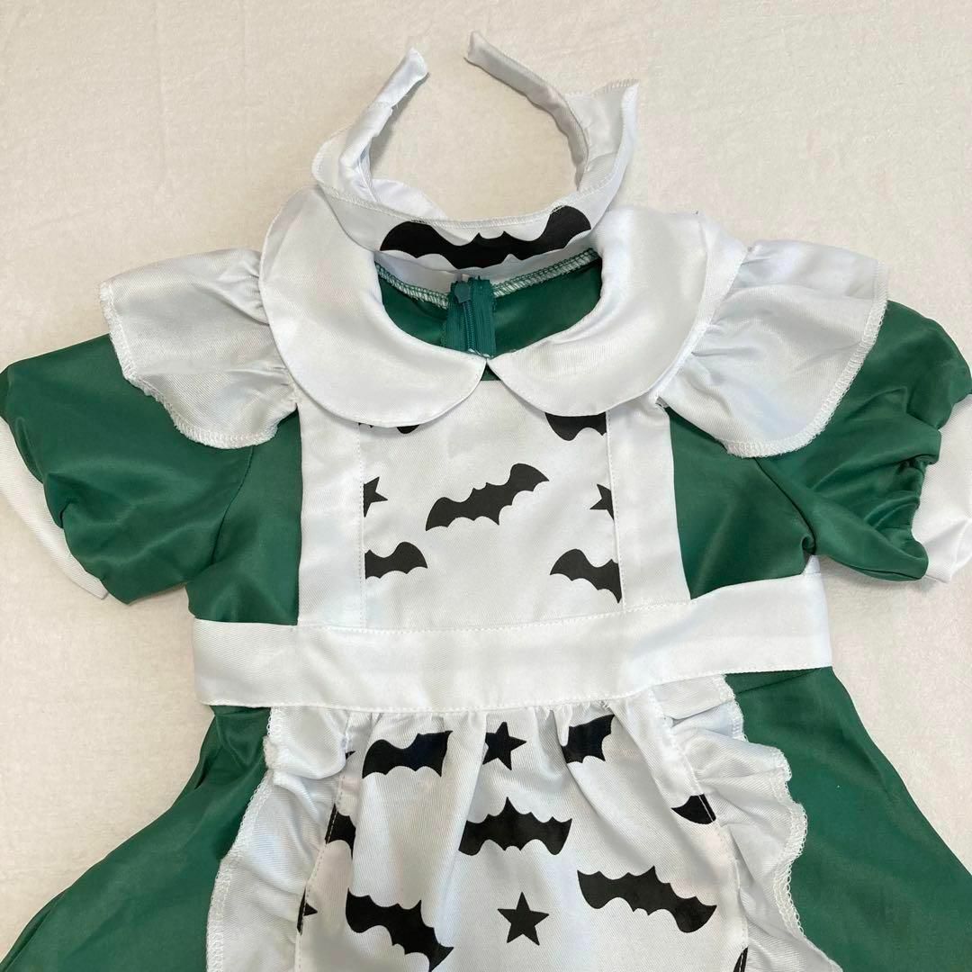 ハロウィン　コスプレ　子ども　メイド　コウモリ　女の子　仮装　ロリータ キッズ/ベビー/マタニティのキッズ服女の子用(90cm~)(ワンピース)の商品写真