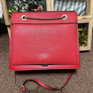 フルラ(Furla)の★FURLA ショルダーバッグ★フルラ/ハンドバッグ/チェーンバッグ/レッド系/(ショルダーバッグ)