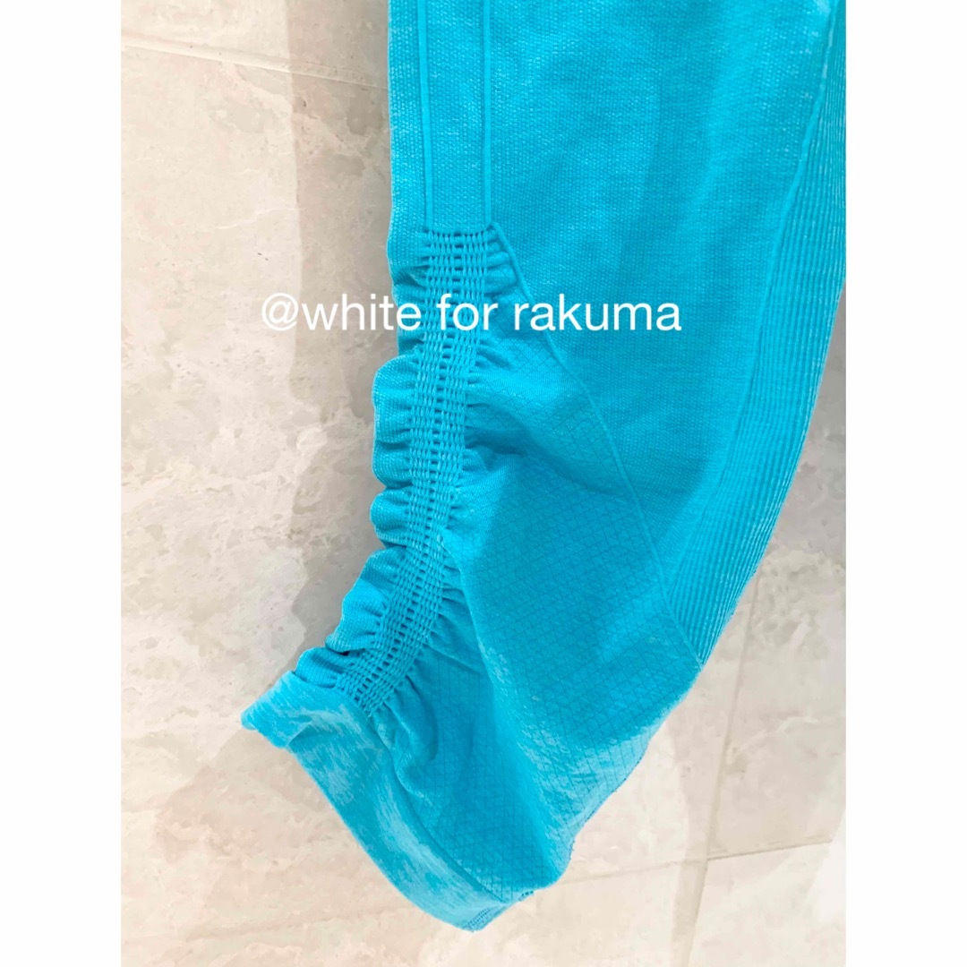 lululemon(ルルレモン)のルルレモン 綺麗色シアンブルー 超美脚レギンス クロップド丈 レディースのレッグウェア(レギンス/スパッツ)の商品写真