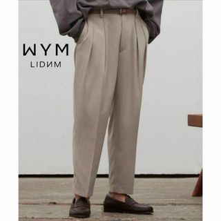 リドム(LIDNM)のLINDM RATINE SEMI WIDE TAPERED SLACKS(スラックス)