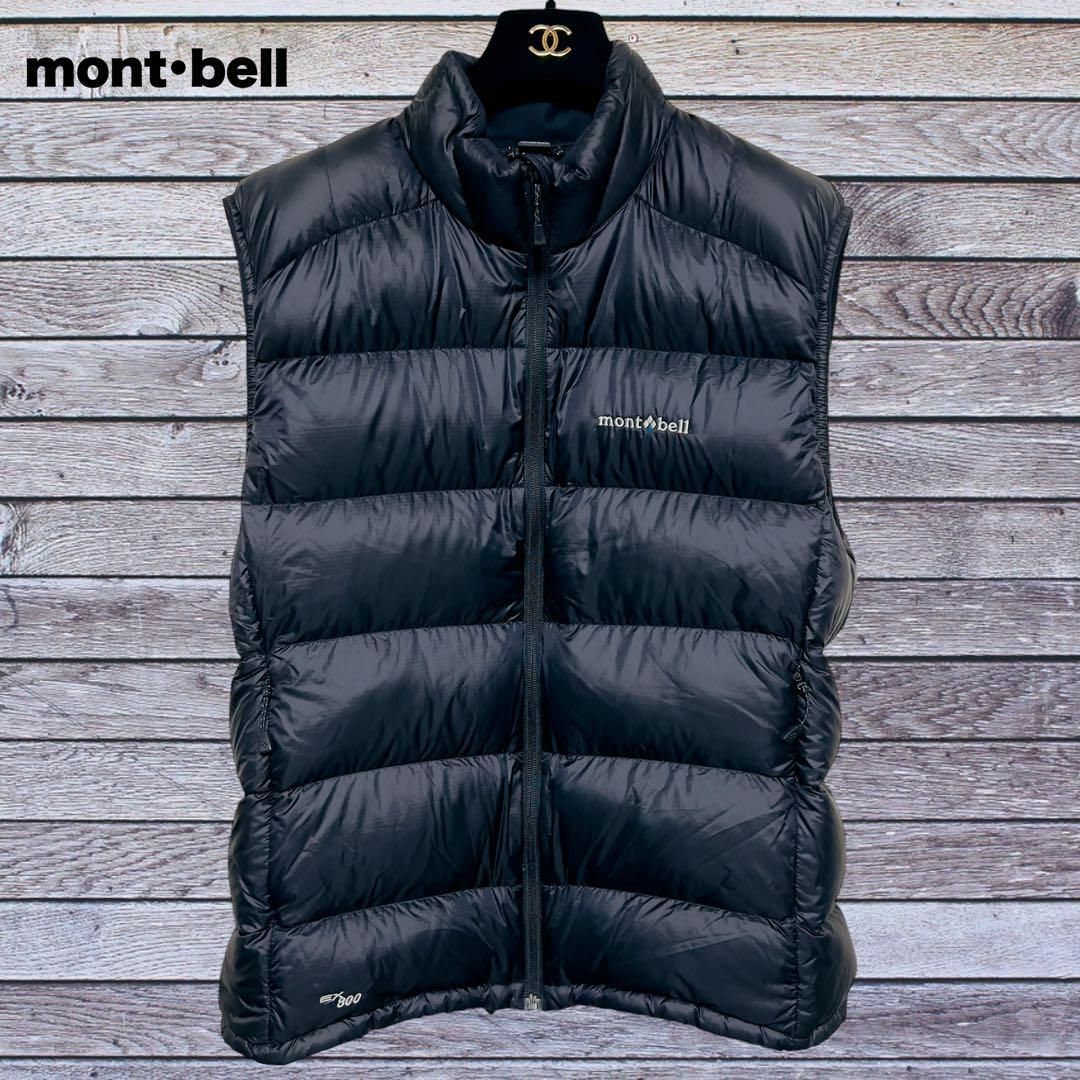 mont bell(モンベル)の【大人気】mont-bell モンベル ライトアルパインダウンベスト メンズ L メンズのジャケット/アウター(ダウンジャケット)の商品写真