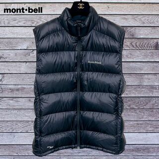 モンベル(mont bell)の【大人気】mont-bell モンベル ライトアルパインダウンベスト メンズ L(ダウンジャケット)
