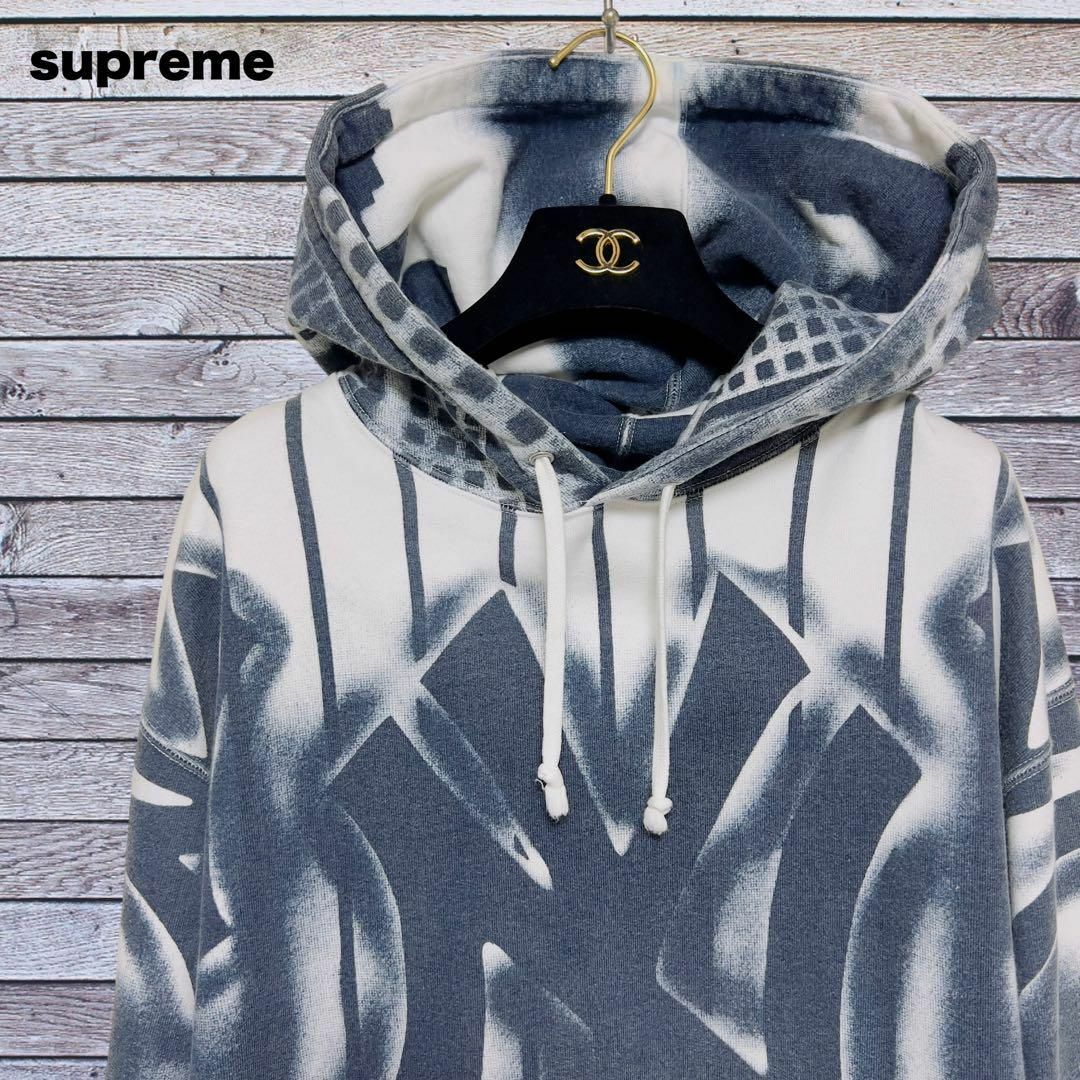 限定コラボ】supreme Yankees 両面ビッグプリント ロゴパーカー-