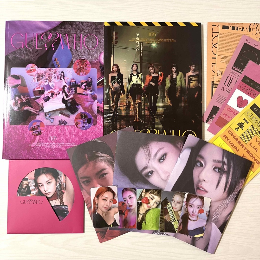 ITZY gues who アルバム 初回特典 封入 トレカ セット まとめ売り | フリマアプリ ラクマ