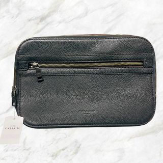 コーチ／COACH バッグ セカンドバッグ クラッチバッグ 鞄 メンズ 男性 男性用レザー 革 本革 ブラック 黒  F68154 Structured Pouch