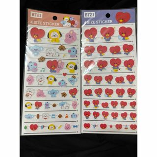 ビーティーイシビル(BT21)のBT21 ステッカー(シール)