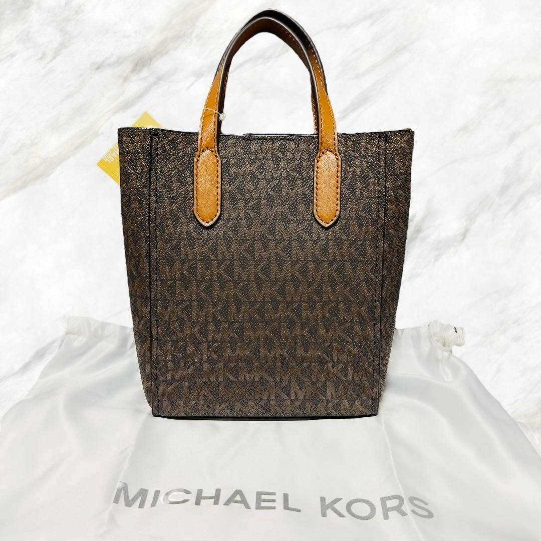 Michael Kors(マイケルコース)の【新品】マイケルコース シンクレア ショッパートート クロスボディバッグ MK レディースのバッグ(ショルダーバッグ)の商品写真