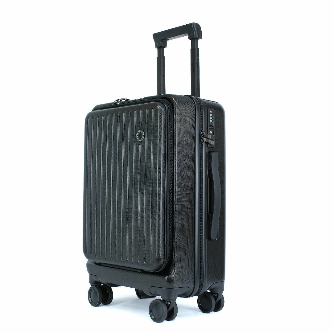 [TRUNK TRAVEL] スーツケース フロントオープン フロントポケット付