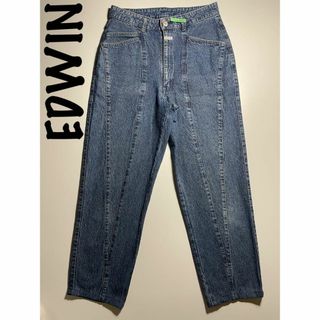 エドウィン(EDWIN)の【80年代EDWIN❗️】エドウィンヴィンテージケミカルウォッシュ　ユニセックス(デニム/ジーンズ)